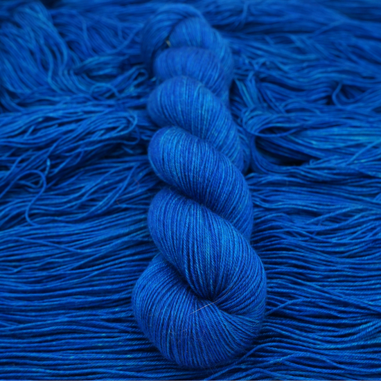 Camel/ silke - Sidsels Brilliant Blue - A Knitters World