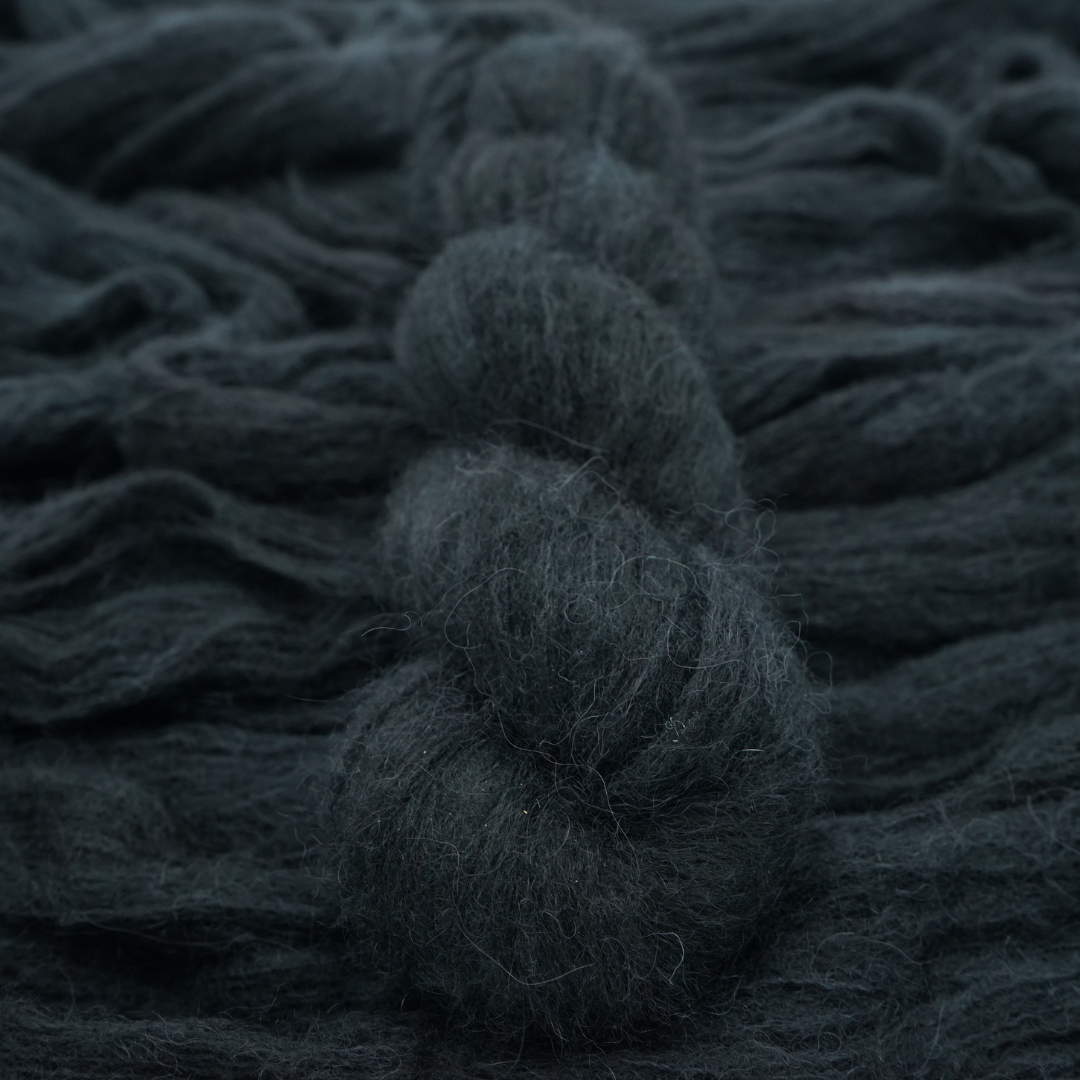 Fluffy - Black Wolf - A Knitters World
