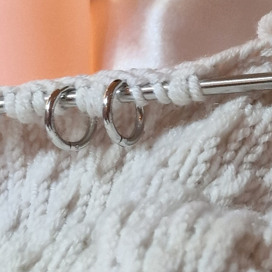 My Pearl Maskemarkører øreringe - Sølv - A Knitters World