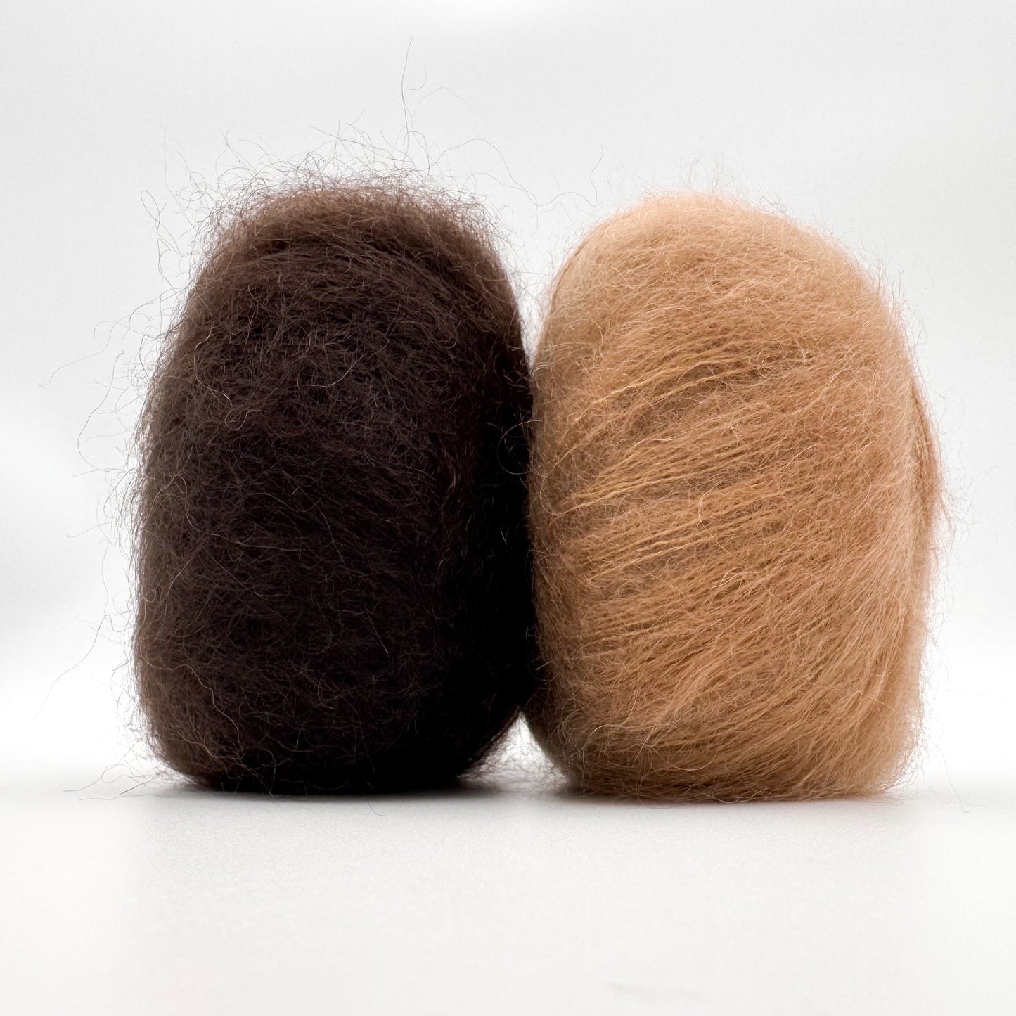 Mohair Sport garn i farven Chocolate – Superkid Mohair og silke fra A Knitters World