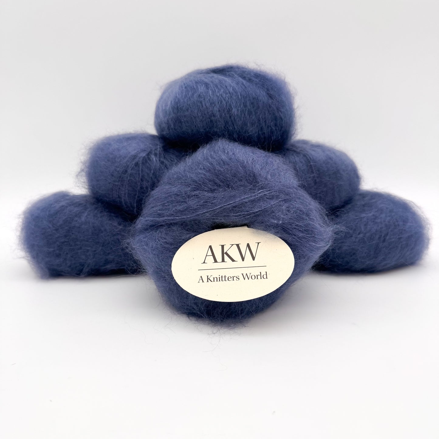 Mohair Sport garn i farven Jeans Blue – Superkid Mohair og silke fra A Knitters World