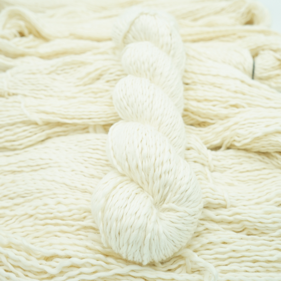 100% Bomuld - Ufarvet - A Knitters World