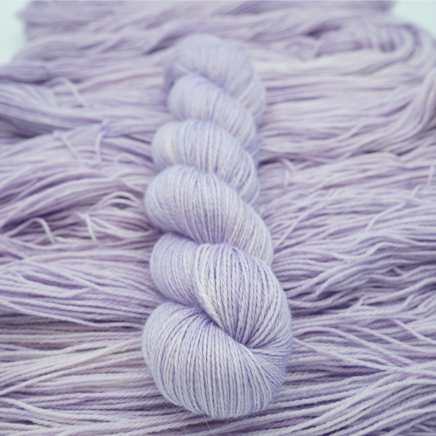 Alpaca/ silk/ cashmere - Purple Flora