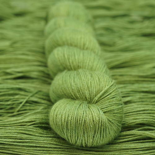 Camel/ silke - Green tea - A Knitters World