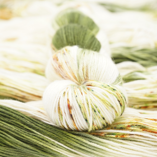 Merino/ silke - Garden green - A Knitters World